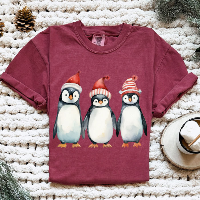 Vintage Christmas T-Shirts – Retro Holiday Tees with Santa, Snowman, Reindeer, and Festive Nostalgia