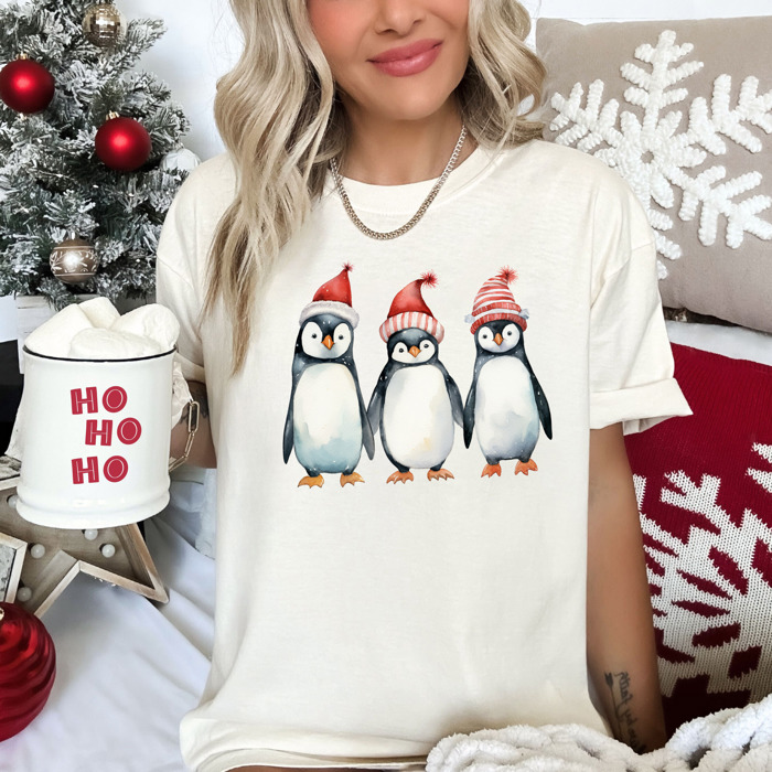 Vintage Christmas T-Shirts – Retro Holiday Tees with Santa, Snowman, Reindeer, and Festive Nostalgia