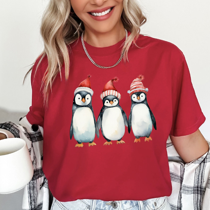 Vintage Christmas T-Shirts – Retro Holiday Tees with Santa, Snowman, Reindeer, and Festive Nostalgia