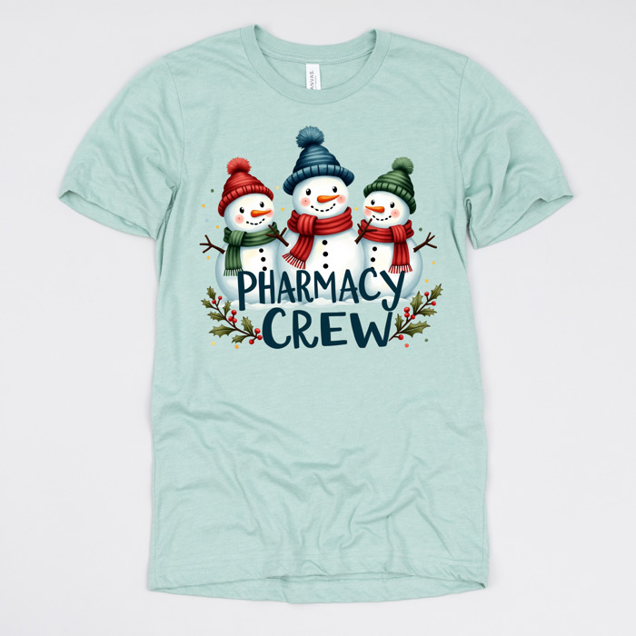Christmas Medical Crew T-Shirts – Festive Holiday Tees for Nurses, Lab Techs, Pharmacists, Healthcare Teams and Xmas Gift Ideas