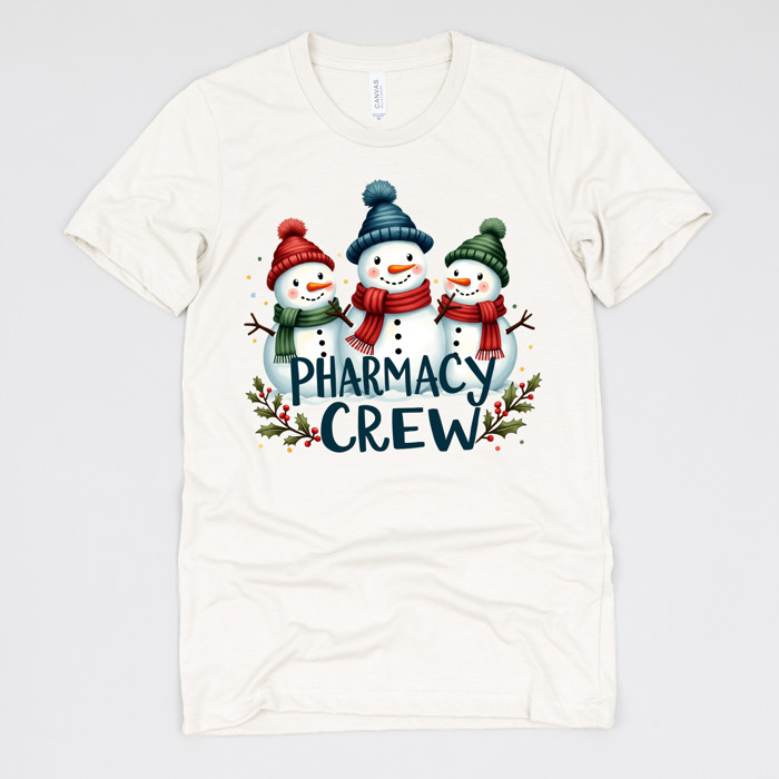 Christmas Medical Crew T-Shirts – Festive Holiday Tees for Nurses, Lab Techs, Pharmacists, Healthcare Teams and Xmas Gift Ideas
