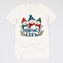 Small (UNISEX) Pharmacy Crew: Vintage White Christmas Medical Crew T-Shirts – Festive Holiday Tees for Nurses, Lab Techs, Pharmacists, Healthcare Teams and Xmas Gift Ideas