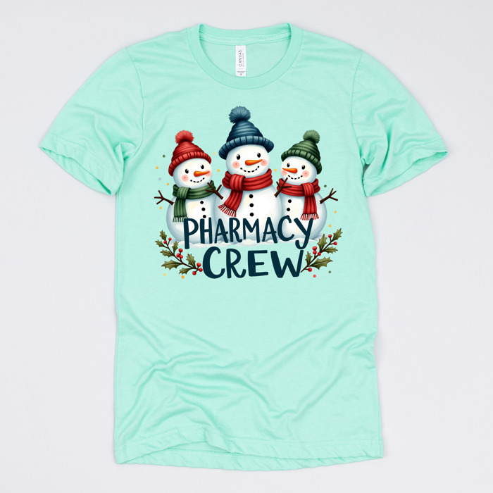 Christmas Medical Crew T-Shirts – Festive Holiday Tees for Nurses, Lab Techs, Pharmacists, Healthcare Teams and Xmas Gift Ideas
