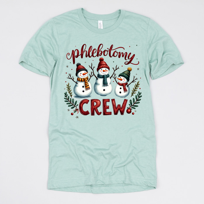 Christmas Medical Crew T-Shirts – Festive Holiday Tees for Nurses, Lab Techs, Pharmacists, Healthcare Teams and Xmas Gift Ideas