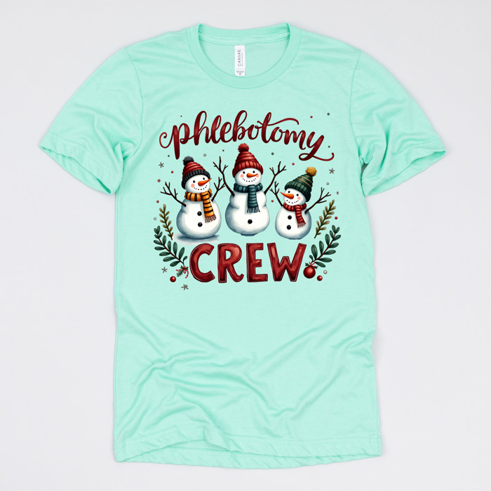 Christmas Medical Crew T-Shirts – Festive Holiday Tees for Nurses, Lab Techs, Pharmacists, Healthcare Teams and Xmas Gift Ideas