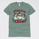 Small (UNISEX) Phlebotomy Crew: Heather Sage Christmas Medical Crew T-Shirts – Festive Holiday Tees for Nurses, Lab Techs, Pharmacists, Healthcare Teams and Xmas Gift Ideas