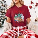 Rudolph and Friends Christmas Holiday Bella Canvas Festive Tee