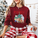  Rudolph and Friends Christmas Holiday Bella Canvas Festive Sweater