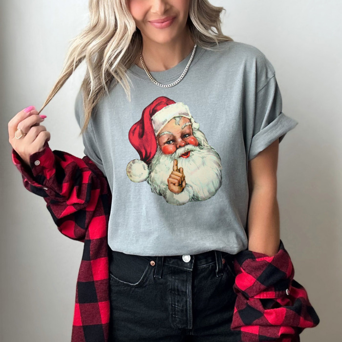 Vintage Christmas T-Shirts – Retro Holiday Tees with Santa, Snowman, Reindeer, and Festive Nostalgia