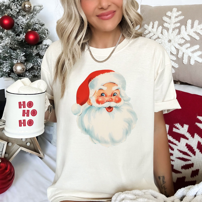 Trendy Christmas T-Shirts, Santa, Reindeer, Gingerbread, and Festive Holiday Graphic Tees for Cookie Exchanges, Christmas Lights, and Holiday Gifts