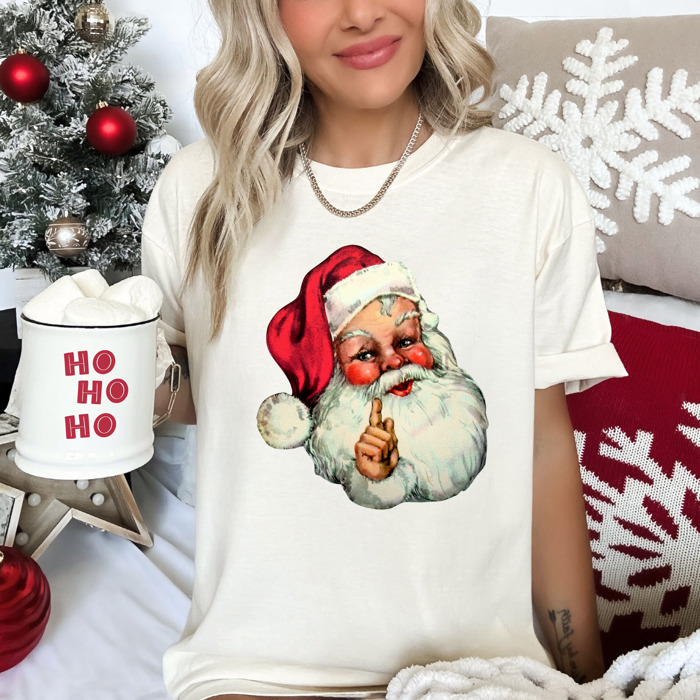 Vintage Christmas T-Shirts – Retro Holiday Tees with Santa, Snowman, Reindeer, and Festive Nostalgia