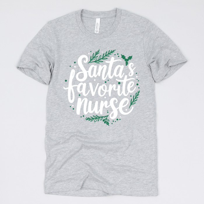 Christmas Nurse T-Shirts – Cute Holiday Gift Tees for Nurses, Labor and Delivery, CNAs, and Healthcare