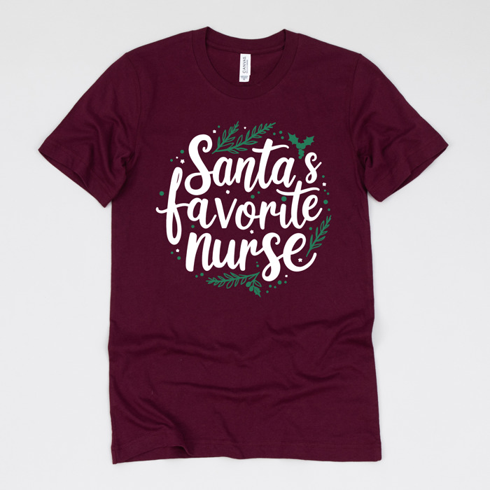 Christmas Nurse T-Shirts – Cute Holiday Gift Tees for Nurses, Labor and Delivery, CNAs, and Healthcare