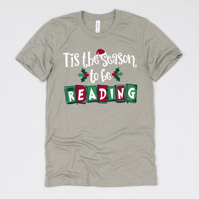 Cozy Christmas Reading T-Shirts - Festive Holiday Book Lover Tees for Teachers, Librarians, Bookworms, and Cozy Gift Ideas