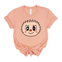 Small (UNISEX) Smile Face: Sunset Trendy Cute Character Monster Group Costume Tee – Funny Teacher Shirt, Spooky School Event Outfit, Fall Top