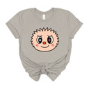 Small (UNISEX) Smile Face: Heather Stone Trendy Cute Character Monster Group Costume Tee – Funny Teacher Shirt, Spooky School Event Outfit, Fall Top