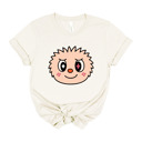Small (UNISEX) Smile Face: Natural Trendy Cute Character Monster Group Costume Tee – Funny Teacher Shirt, Spooky School Event Outfit, Fall Top