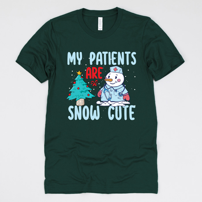 Christmas Nurse T-Shirts – Festive Holiday Tees for Nurses, Medical Staff, and Holiday Gifts