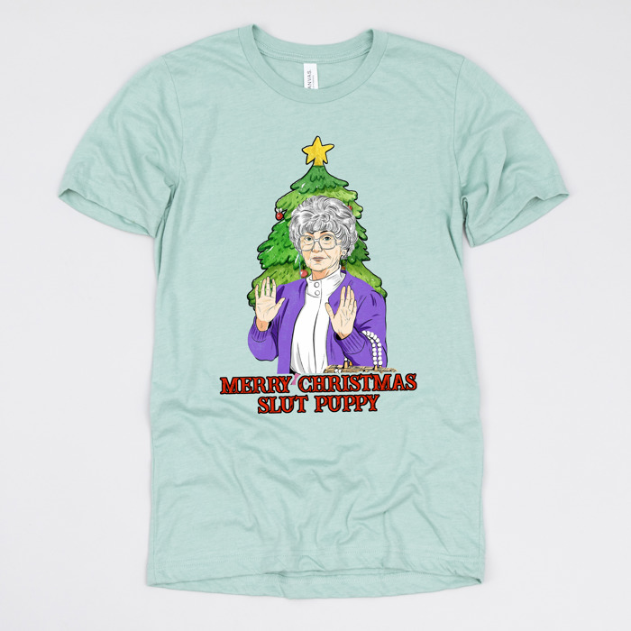 Golden Girls Christmas Tees - Funny Retro Holiday Tops for Christmas Parties, Coworker Gifts, Secret Santa, Classic TV Fans, and Hilarious Gift Ideas