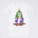 Small (UNISEX) Sophia-Merry Christmas: Ash Golden Girls Christmas Tees - Funny Retro Holiday Tops for Christmas Parties, Coworker Gifts, Secret Santa, Classic TV Fans, and Hilarious Gift Ideas