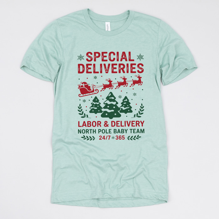 Christmas Nurse T-Shirts – Cute Holiday Gift Tees for Nurses, Labor and Delivery, CNAs, and Healthcare