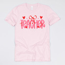 Small (UNISEX) Teacher: Soft Pink Valentine’s Day Teacher Graphic Tees – Cute Classroom Tshirts, Teacher Team Shirts, Hearts and Love Designs, School Valentine Celebration