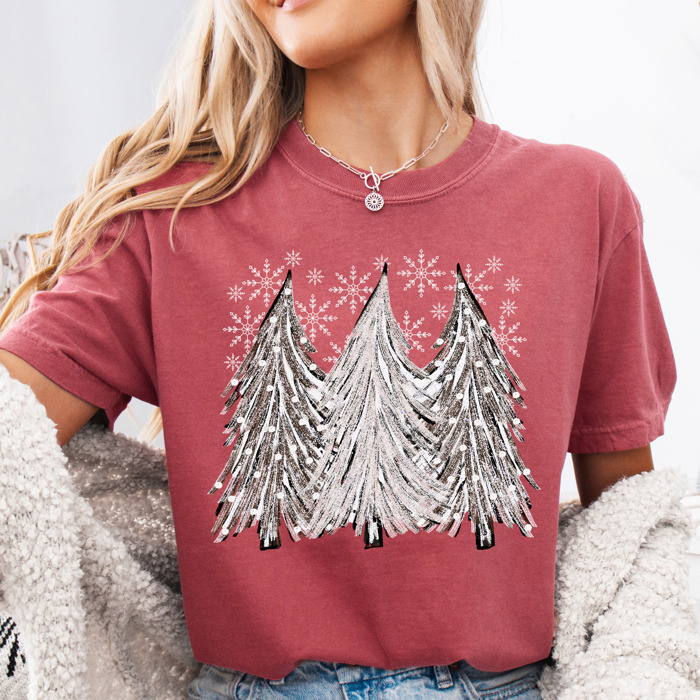 Vintage Christmas T-Shirts – Retro Holiday Tees with Santa, Snowman, Reindeer, and Festive Nostalgia