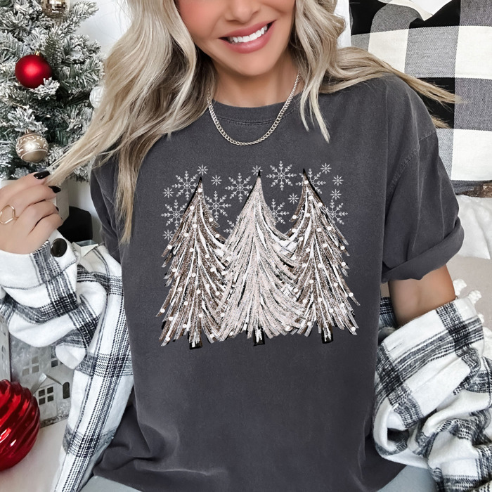 Vintage Christmas T-Shirts – Retro Holiday Tees with Santa, Snowman, Reindeer, and Festive Nostalgia