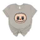 Small (UNISEX) Toothy Smile Face: Heather Stone Trendy Cute Character Monster Group Costume Tee – Funny Teacher Shirt, Spooky School Event Outfit, Fall Top