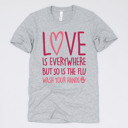 Small (UNISEX) Wash Your Hands: Athletic Grey Valentine’s Day Nurse Graphic Tees – Cute Group Nurse Tshirts, Medical Valentine Shirts, Heart and Love Nurse Styles, Hospital Valentine Wear