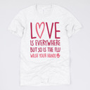 Small (UNISEX) Wash Your Hands: Ash Valentine’s Day Nurse Graphic Tees – Cute Group Nurse Tshirts, Medical Valentine Shirts, Heart and Love Nurse Styles, Hospital Valentine Wear
