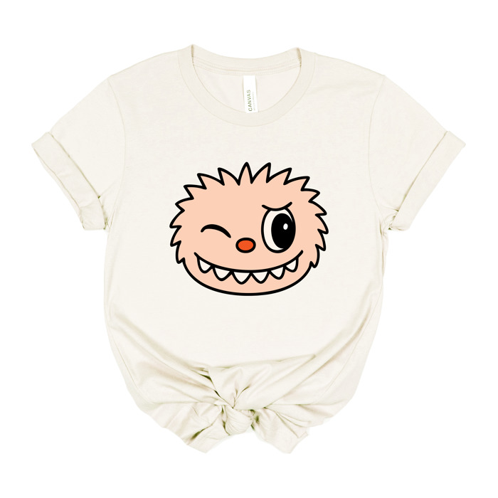 Trendy Cute Character Monster Group Costume Tee – Funny Teacher Shirt, Spooky School Event Outfit, Fall Top