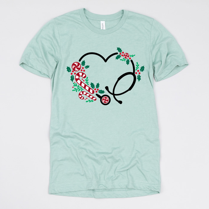 Christmas Nurse T-Shirts – Cute Holiday Gift Tees for Nurses, Labor and Delivery, CNAs, and Healthcare