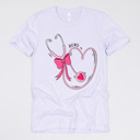 Small (UNISEX) XOXO Stethoscope: Lavender Dust Nurse Valentine’s Day Graphic Tees – Cute Group Nurse Tshirts, Medical Staff Shirts, Sweetheart Hospital Unit Tees, Labor and Delivery Valentines