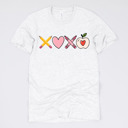 Small (UNISEX) XOXO: Ash Valentine’s Day Teacher Graphic Tees – Cute Classroom Tshirts, Teacher Team Shirts, Hearts and Love Designs, School Valentine Celebration