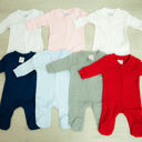  Embroidered Footies Personalized | 6 Colors