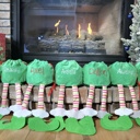  Elf Feet Personalized Gift Bag