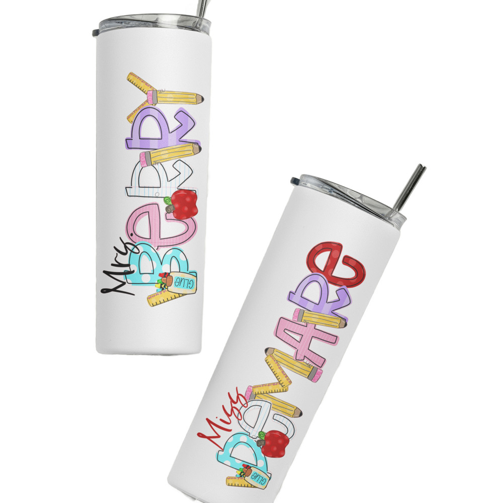 Teacher Skinny Tumbler Custom