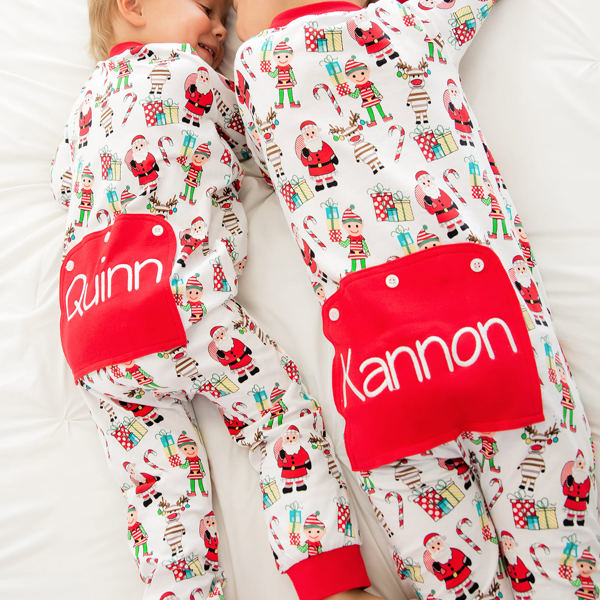 Toddler Christmas Jammies Personalized | 5 Patterns