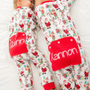  Toddler Christmas Jammies Personalized | 5 Patterns