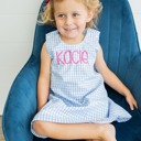  Gingham Jumper Monogrammed | 8 Colors