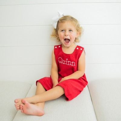 Corduroy Jumper Monogramed | 4 Colors