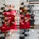  Girls Holiday Corduroy Dress Personalized Monogram | 3 Colors