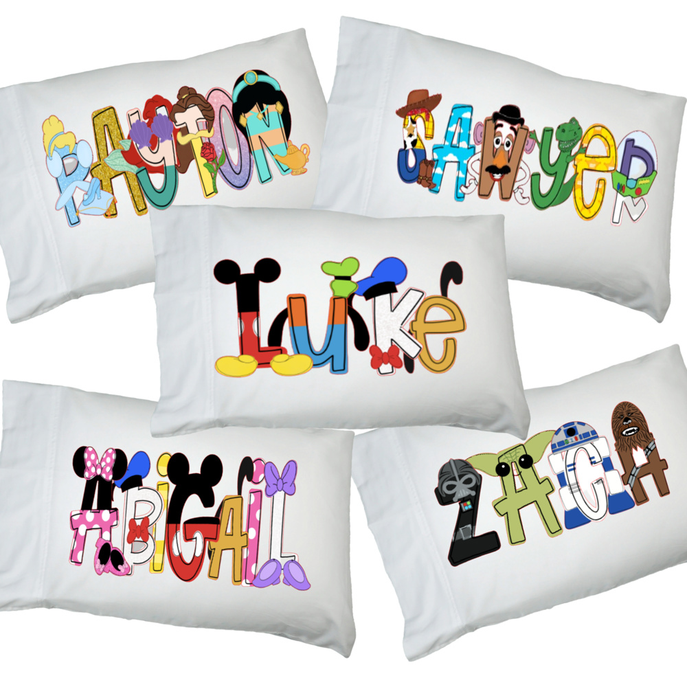 Personalized Character Pillowcase | 27 Characters