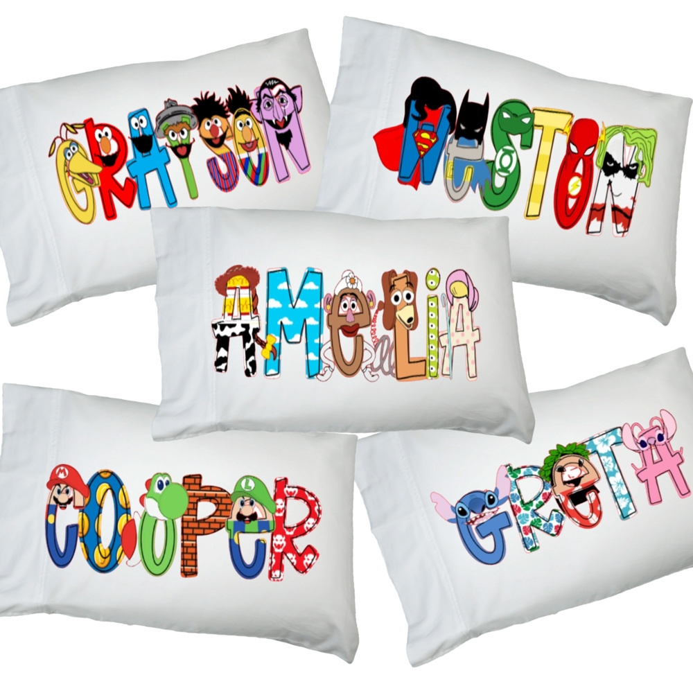 Personalized Character Pillowcase | 27 Characters