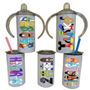  Personalized Character Sippy Cup | 2 Lids | 27 Characters