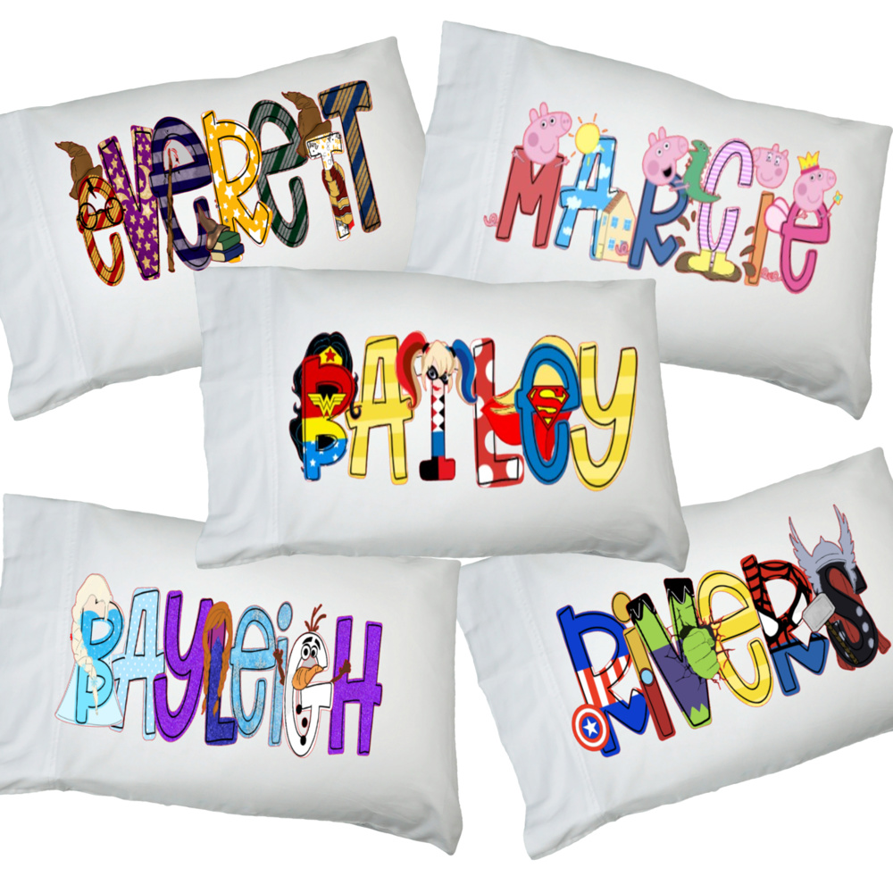 Personalized Character Pillowcase | 27 Characters