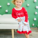  Holiday Dress Toddler Personalized | 4 Patterns