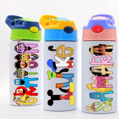 Personalized Vacation Character Water Bottle | 27 Characters