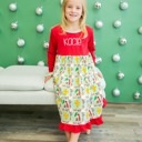  Holiday Dress Toddler Personalized | 4 Patterns